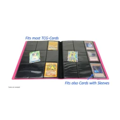 Arkero-G Premium 9-Pocket Card Binder (Tausch- & Sammelalbum) - Pink