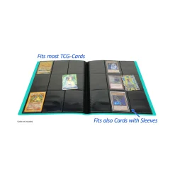 Arkero-G Premium 9-Pocket Card Binder (Tausch- & Sammelalbum) - Aqua