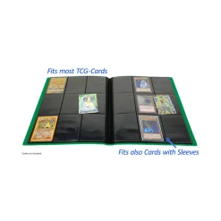 Arkero-G Premium 9-Pocket Card Binder (Tausch- & Sammelalbum) - Dunkelgrün