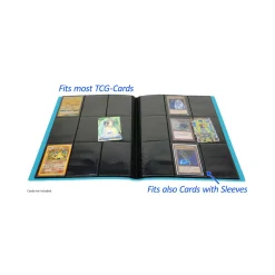 Arkero-G Premium 9-Pocket Card Binder (Tausch- & Sammelalbum) - Hellblau