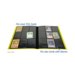 Arkero-G Premium 9-Pocket Card Binder (Tausch- & Sammelalbum) - Gelb