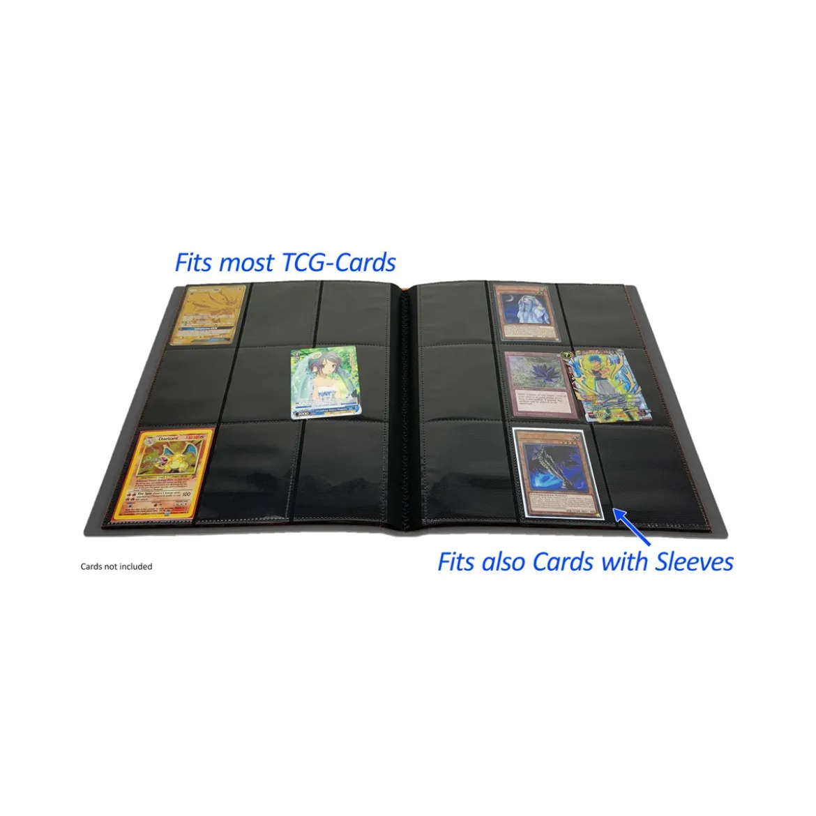 Arkero-G Premium 9-Pocket Card Binder (Tausch- & Sammelalbum) - Schwarz