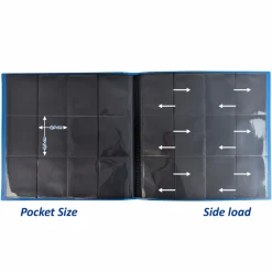 Arkero-G Premium 12-Pocket Card Binder (Tausch- & Sammelalbum) - Hellblau