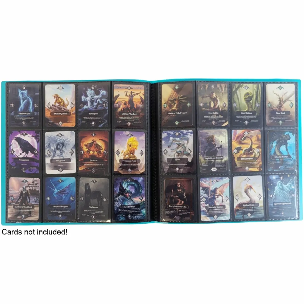 Arkero-G Premium 12-Pocket Card Binder (Tausch- & Sammelalbum) - Aqua