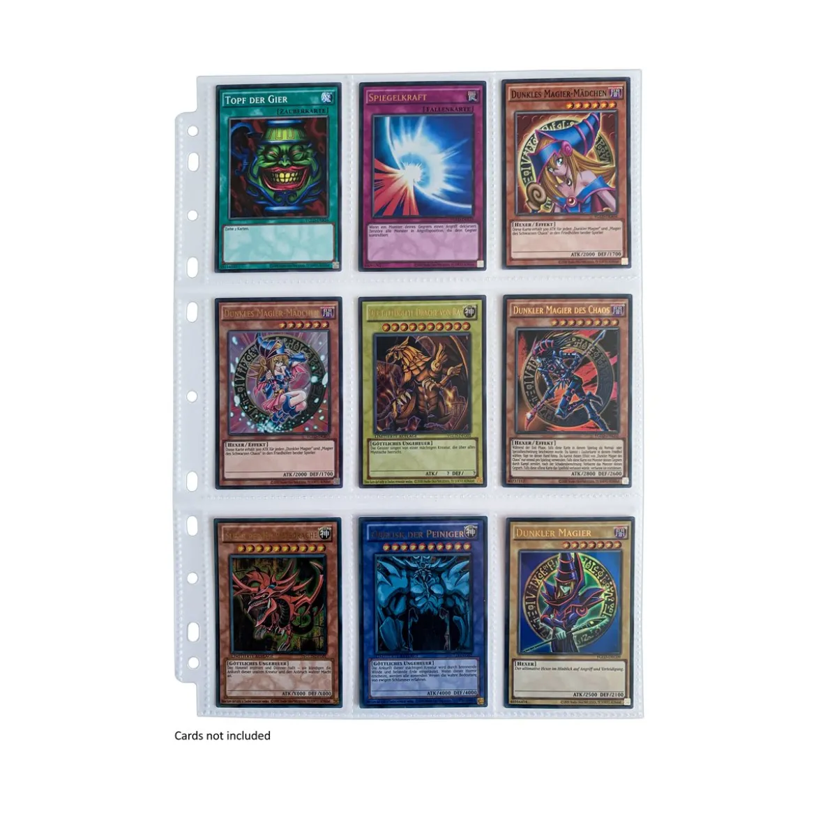Arkero-G 50 Premium 9-Pocket Pages (50 Seiten) - für Karten in japanischer Größe (z.B. Yu-Gi-Oh!)