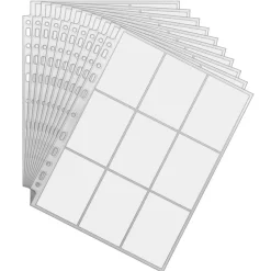 Arkero-G 10 Premium 9-Pocket Pages (10 Seiten) - für Karten in Standardgröße (z.B. Pokemon, Magic)