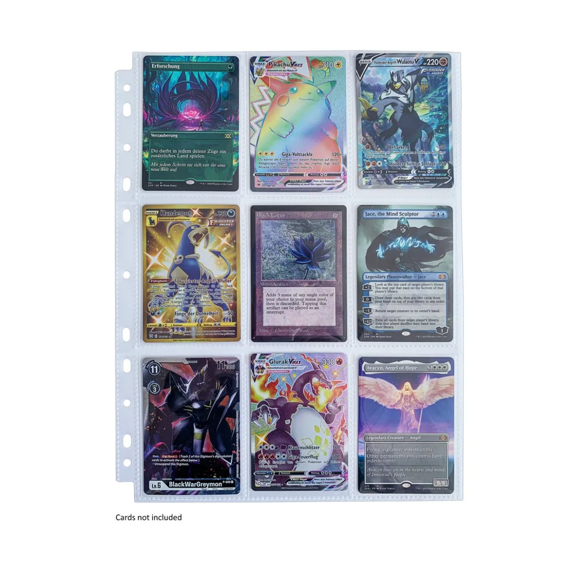 Arkero-G 10 Premium 9-Pocket Pages (10 Seiten) - für Karten in Standardgröße (z.B. Pokemon, Magic)