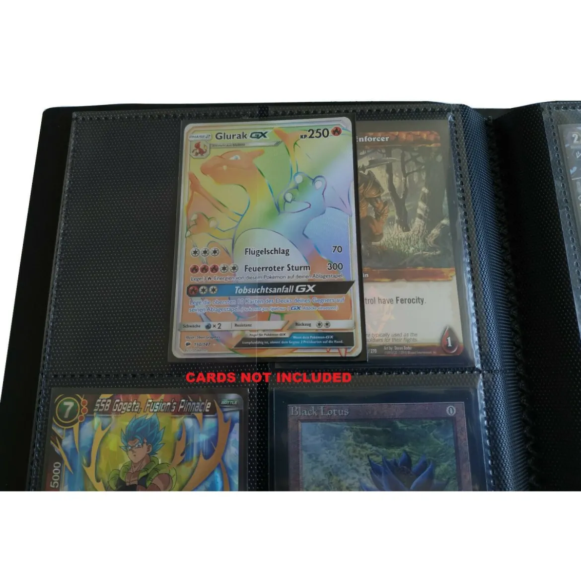 Arkero-G Premium 4-Pocket Pro Binder - Schwarz