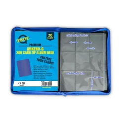 Arkero-G Premium 9-Pocket Zip Album - Blau
