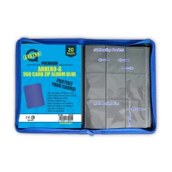 Arkero-G Premium 9-Pocket Zip Album - Blau