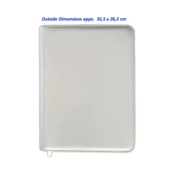 Arkero-G Premium 9-Pocket Zip Album - Weiß