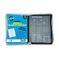 Arkero-G Premium 9-Pocket Zip Album - Weiß