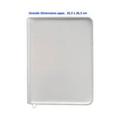 Arkero-G Premium 9-Pocket Zip Album - Weiß