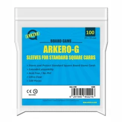 Arkero-G Standard Square-Sized Boardgame Sleeves (100 Kartenhüllen)