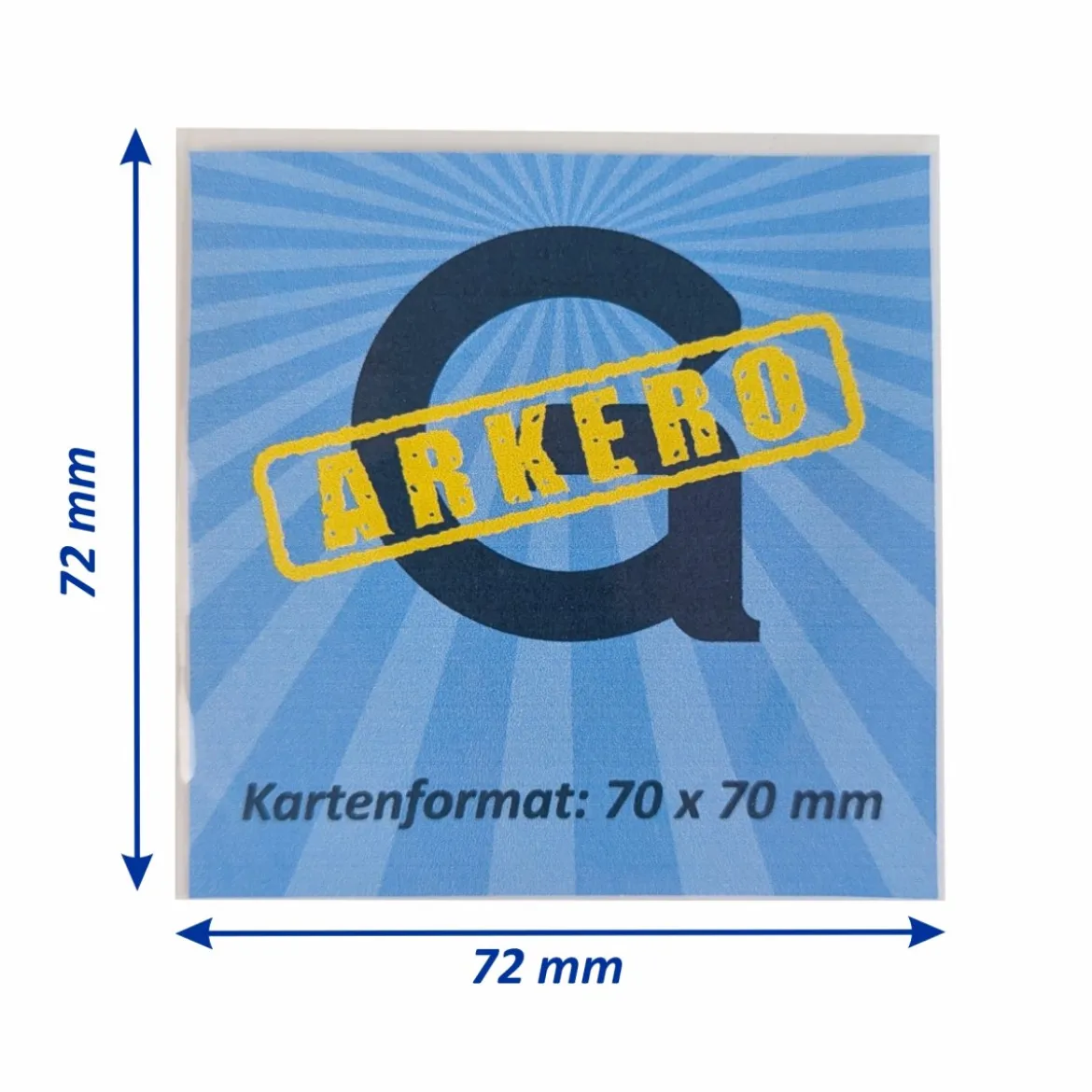 Arkero-G Standard Square-Sized Boardgame Sleeves (100 Kartenhüllen)