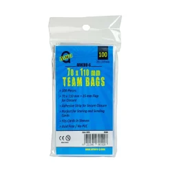 Arkero-G Team Bags: Durchsichtig (100 wiederverschließbare Hüllen) 70x110mm