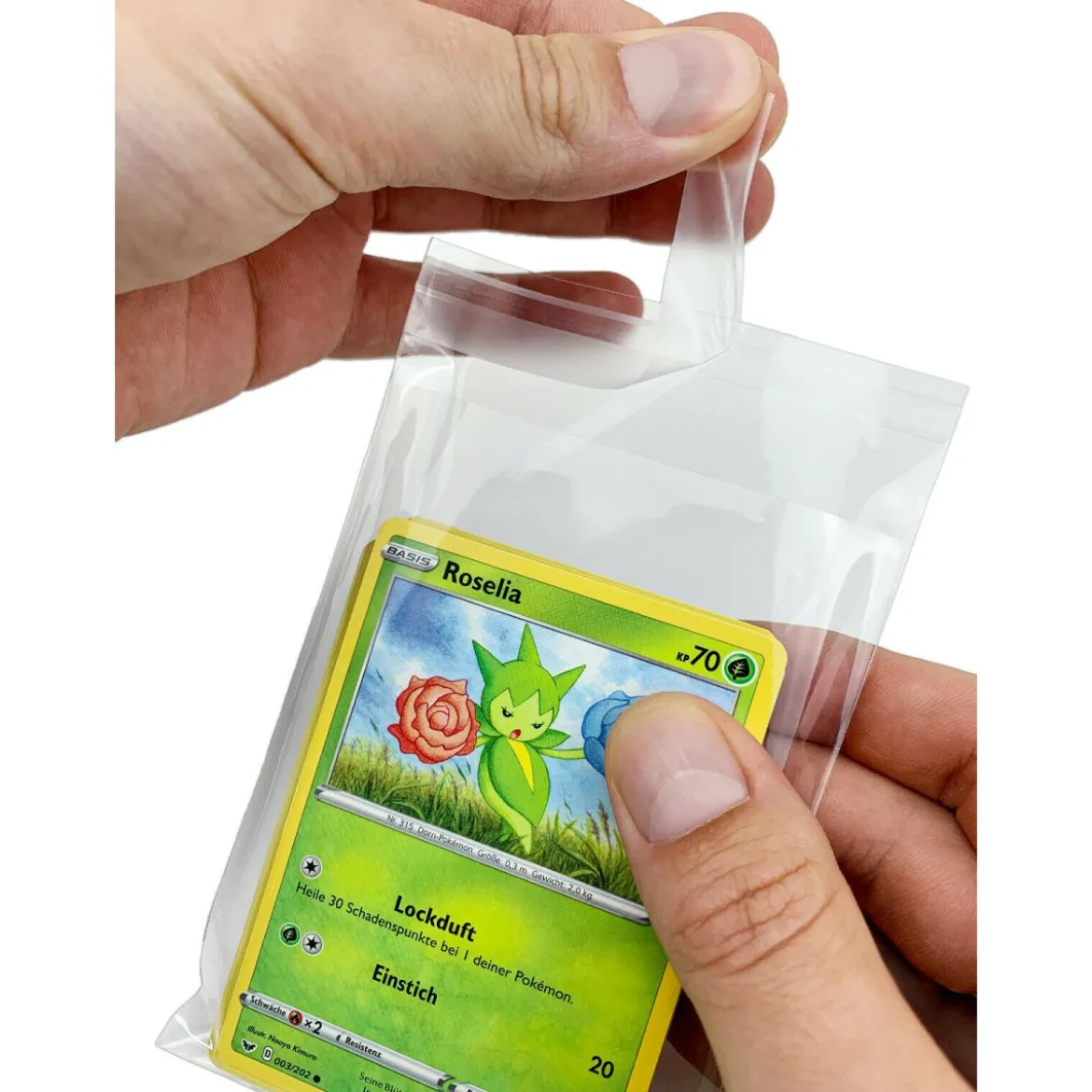 Arkero-G Team Bags: Durchsichtig (100 wiederverschließbare Hüllen) 86x114mm