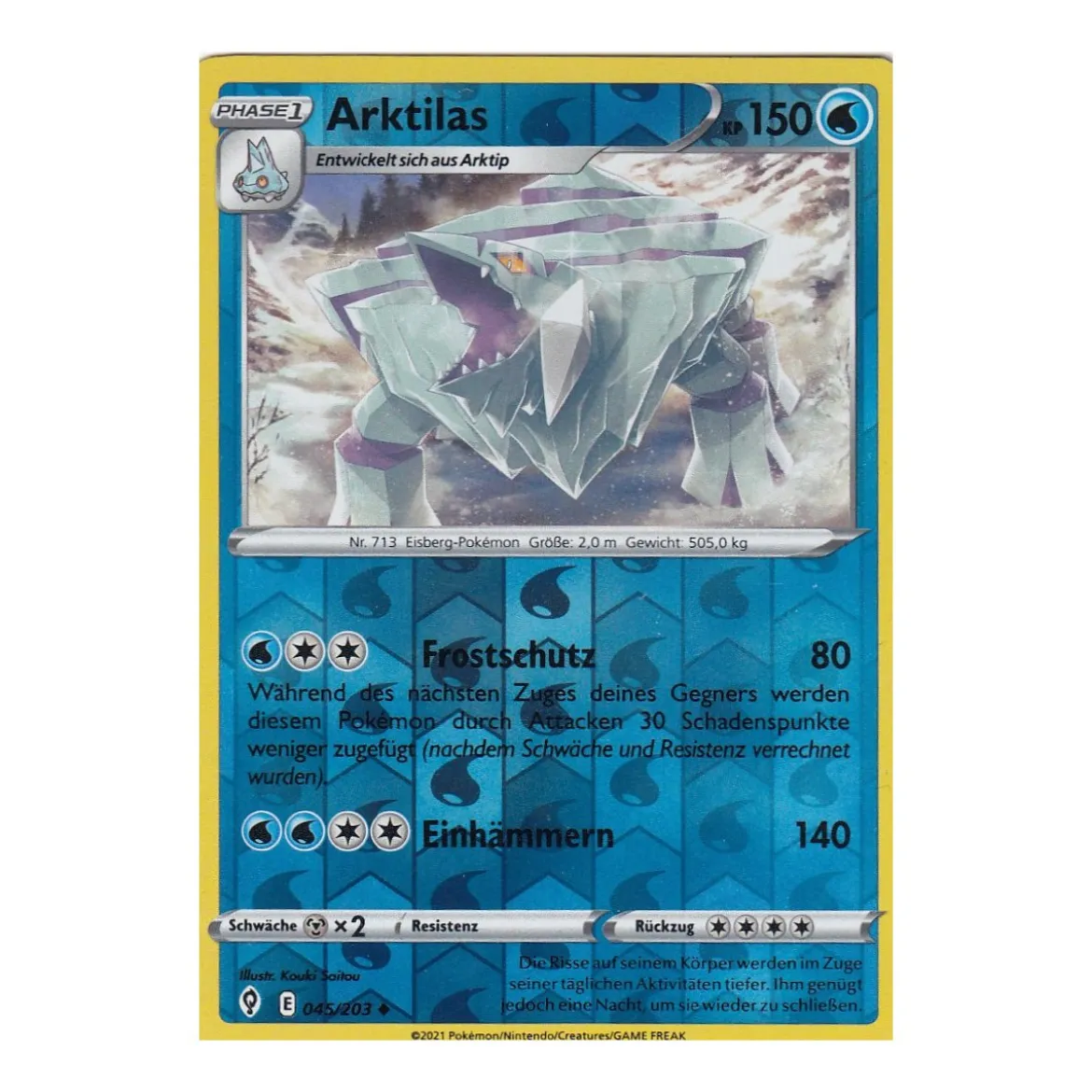 Arktilas 045/203 REVERSE HOLO