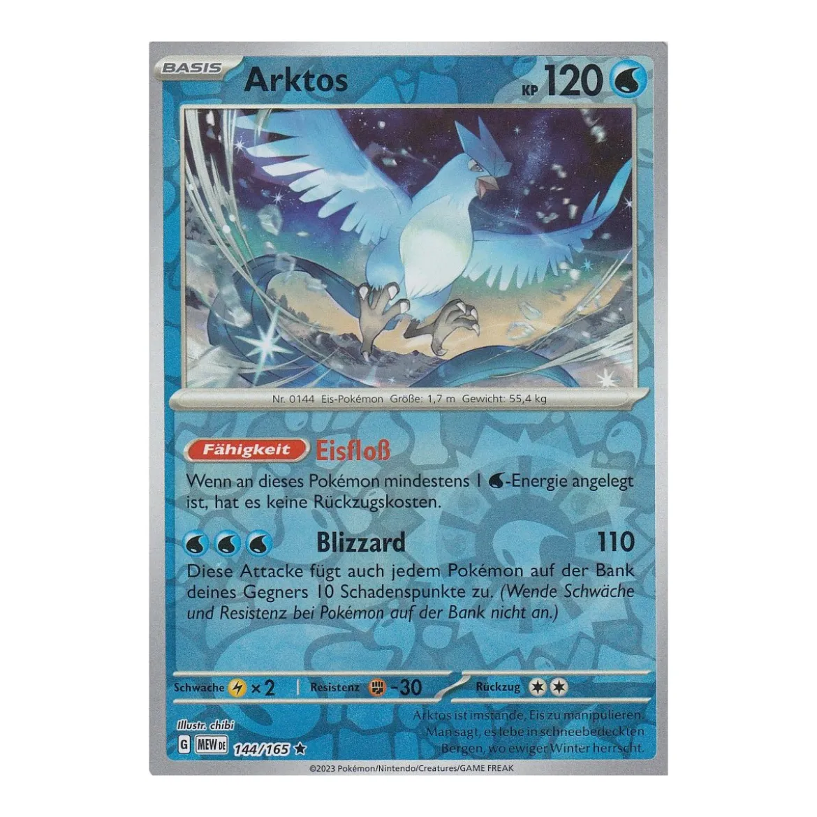 Arktos 144/165 Holo REVERSE HOLO