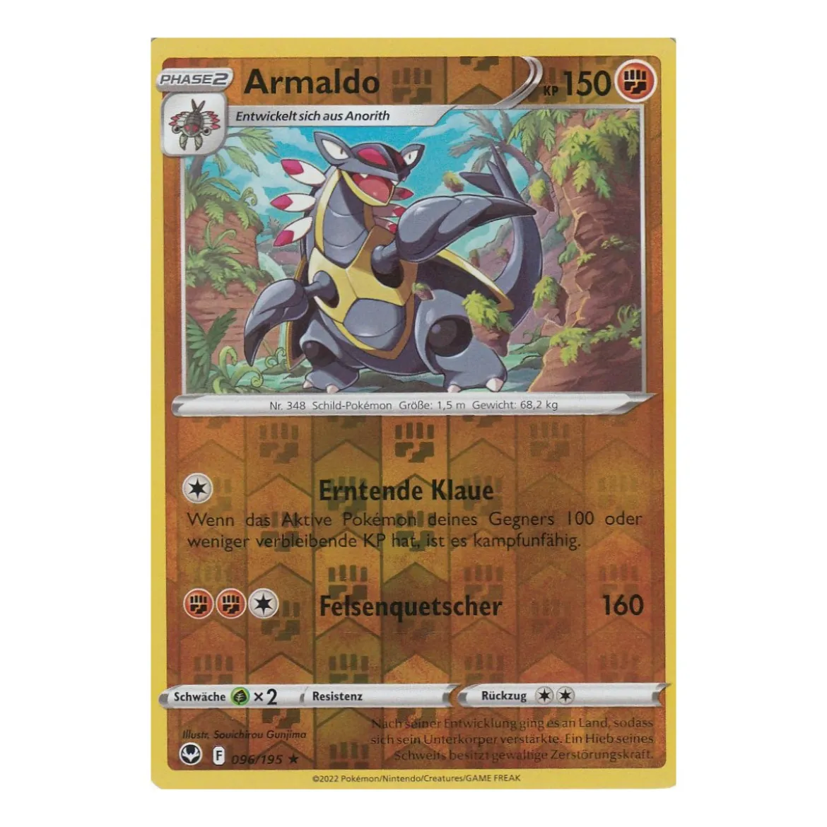 Armaldo 096/195 REVERSE HOLO