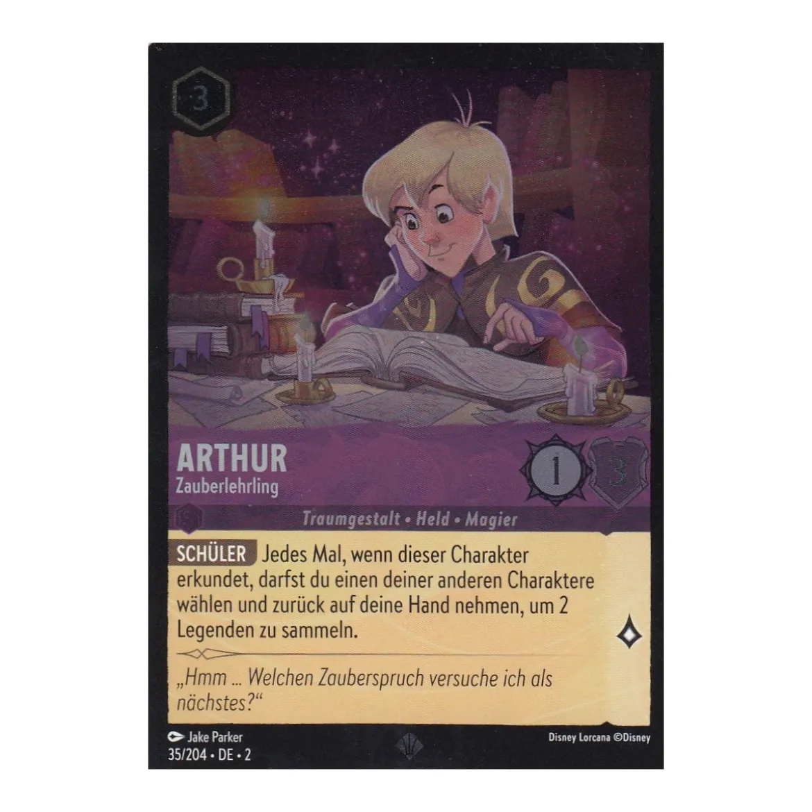 Arthur - Zauberlehrling (V.1) Holo 035/204
