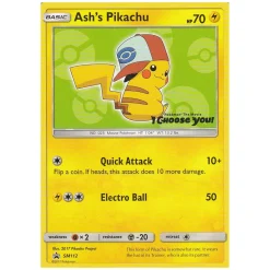 Ash's Pikachu SM112 (englisch) PROMO
