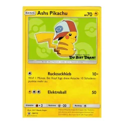 Ashs Pikachu SM112 PROMO