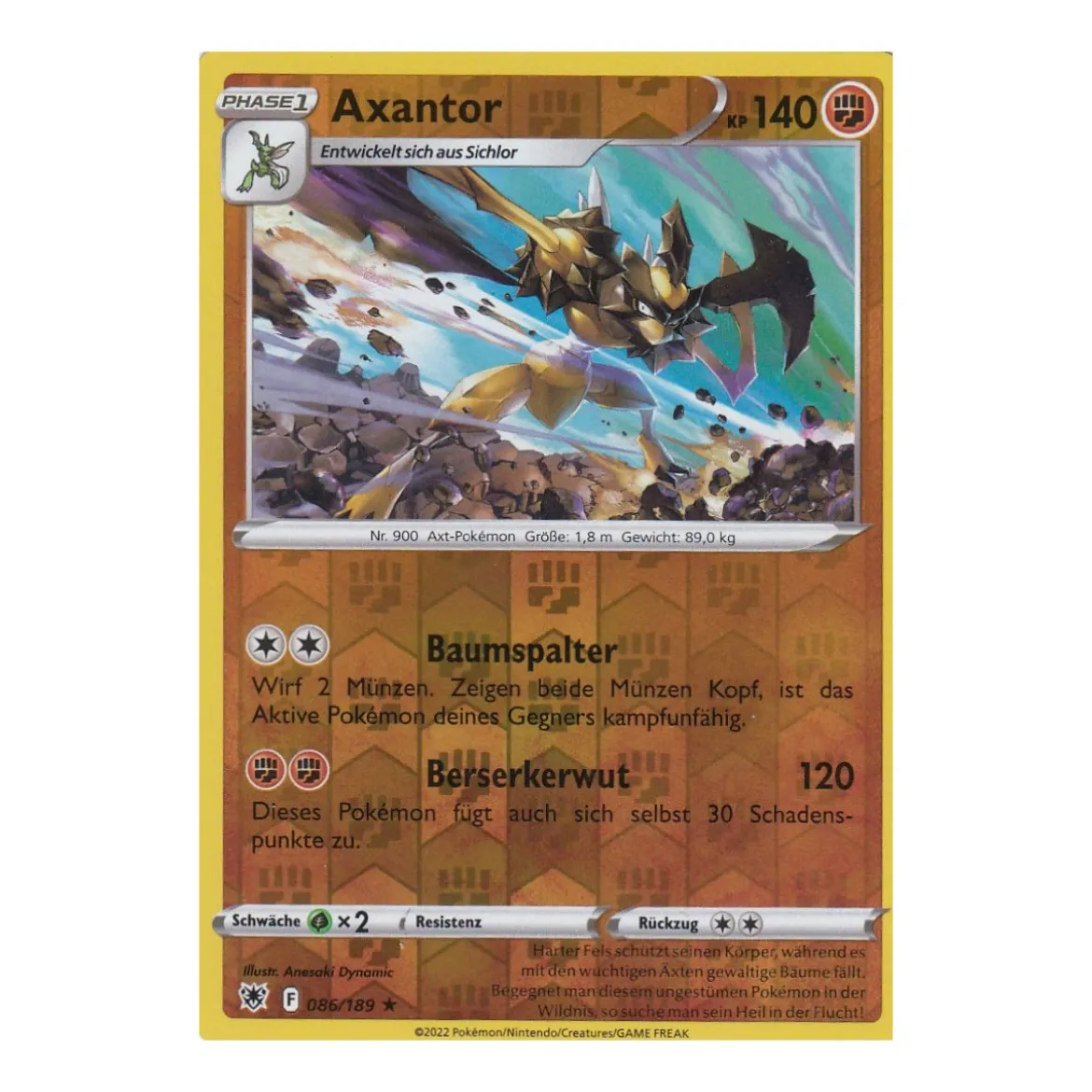 Axantor 086/189 HOLO REVERSE HOLO