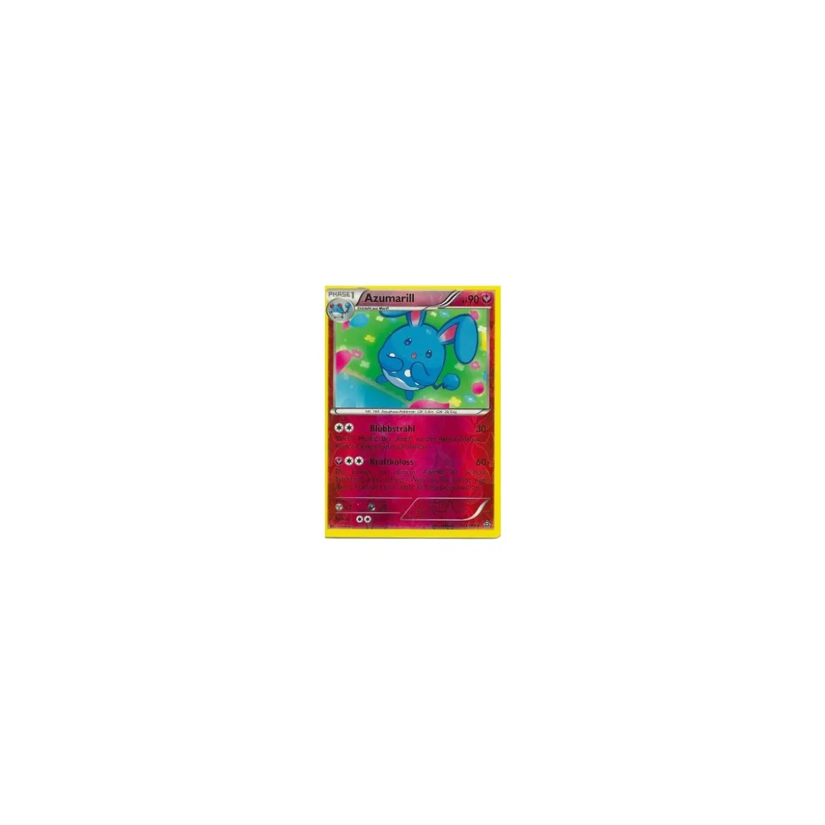 Azumarill 103/160 REVERSE HOLO