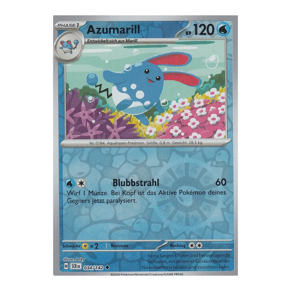 Azumarill 034/142 REVERSE HOLO
