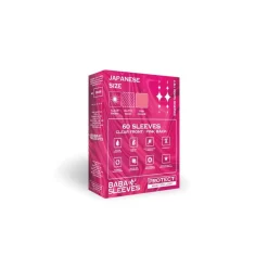 Baba Sleeves Japanische Größe Pink (60 Kartenhüllen)