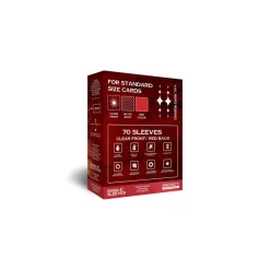 Baba Sleeves Standardgröße Red / Rot (70 Kartenhüllen)