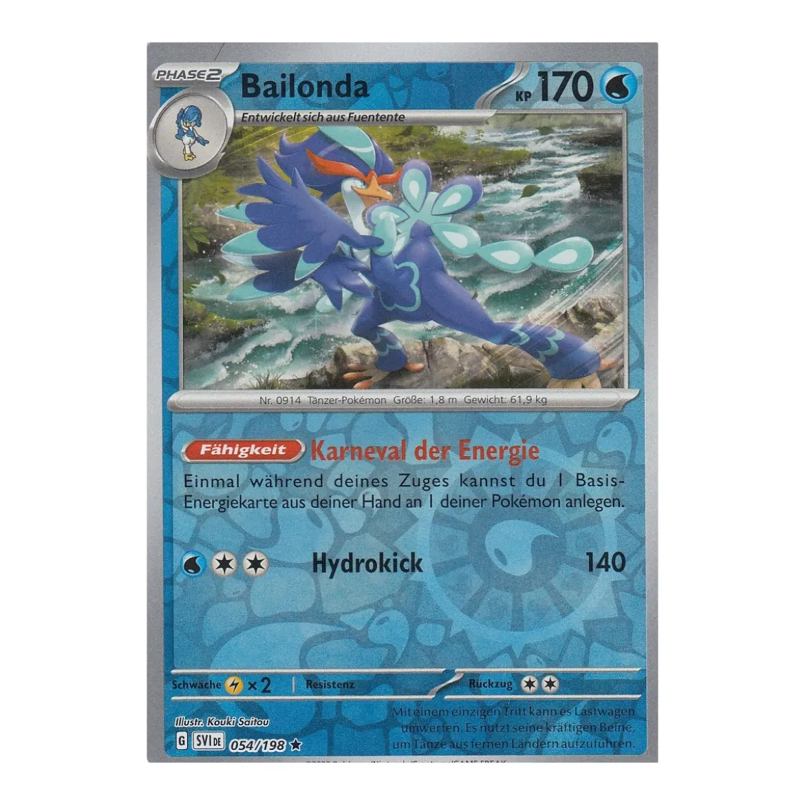 Bailonda 054/198 Holo REVERSE HOLO