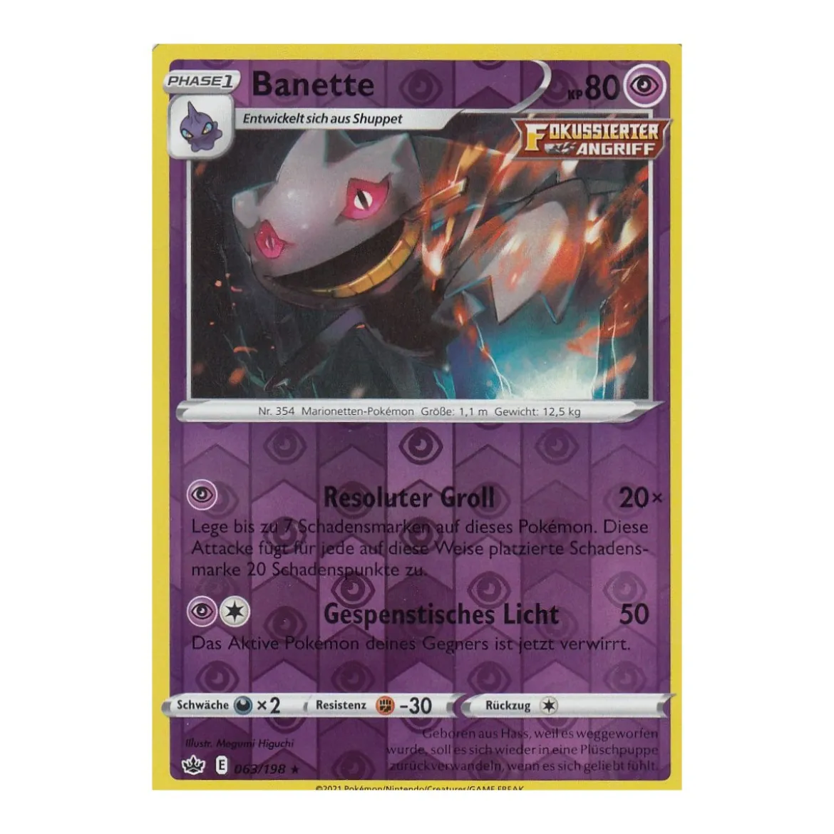 Banette 063/198 REVERSE HOLO