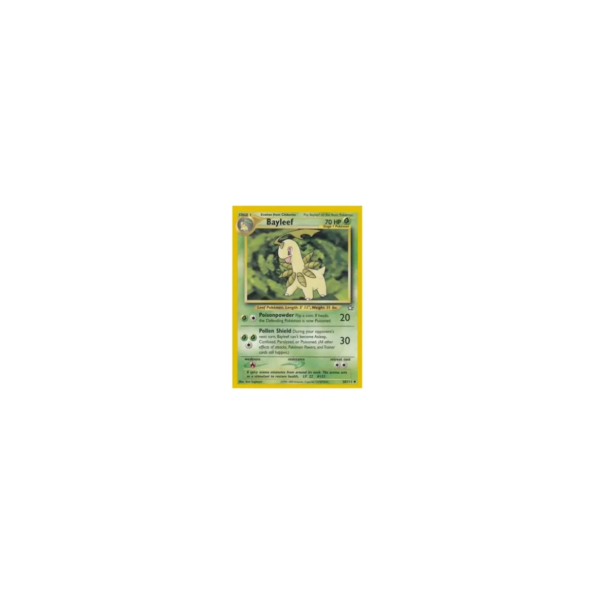 Bayleef 28/111 BESPIELT
