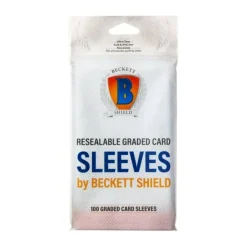 Beckett Shield Graded Card Sleeves Resealable - wiederverschließbar (100 Bags)