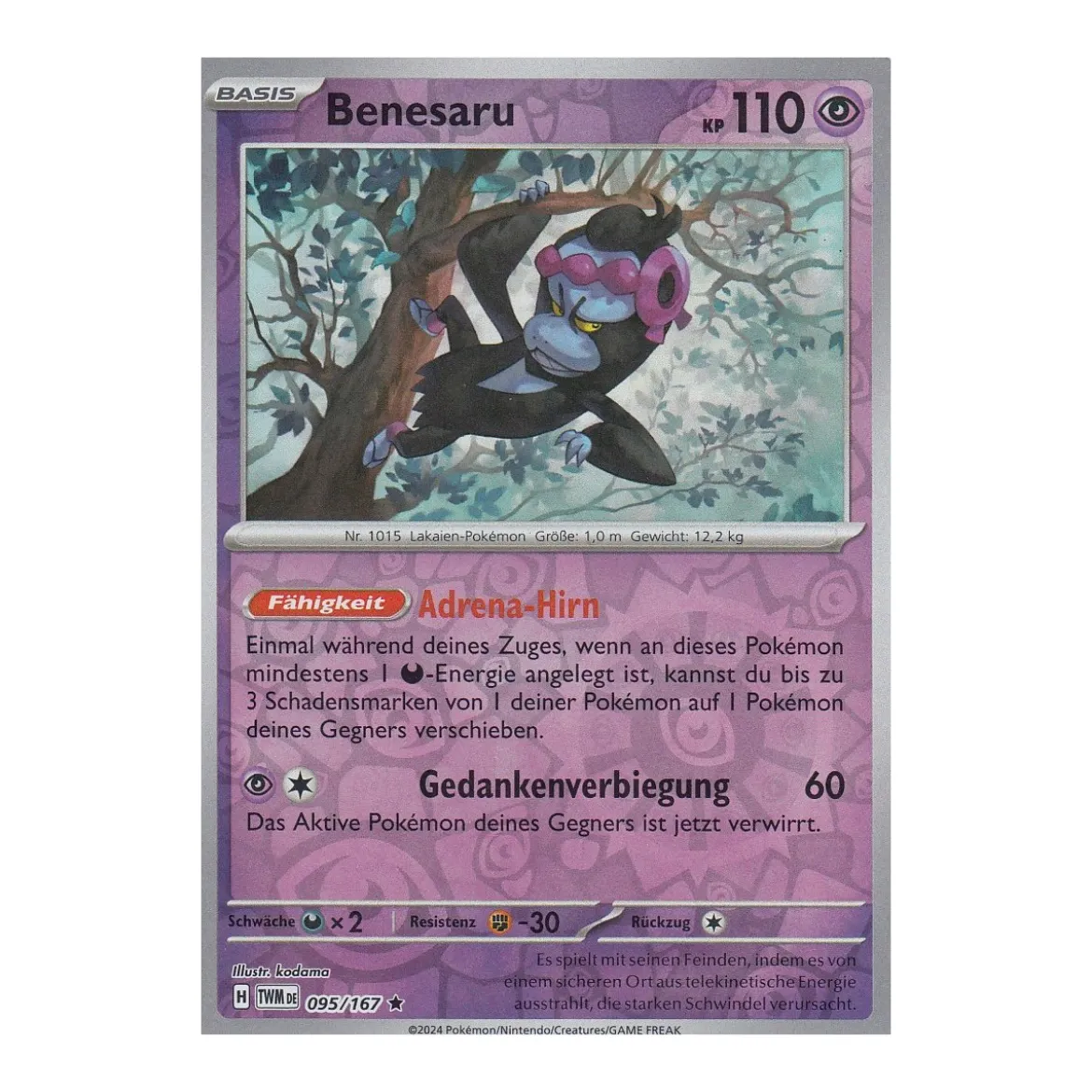 Benesaru 095/167 Holo REVERSE HOLO