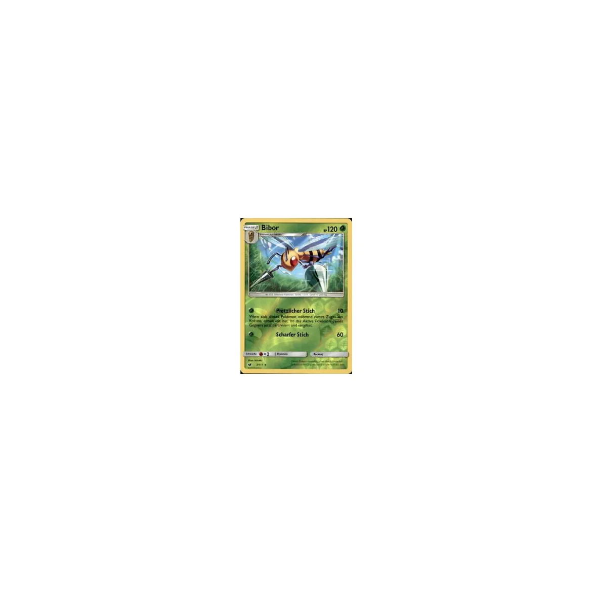 Bibor 003/111 REVERSE HOLO