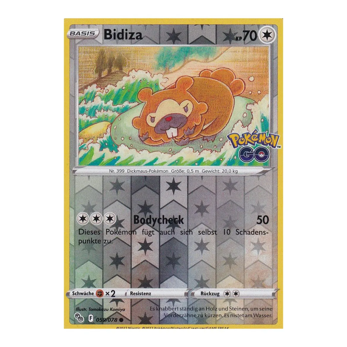 Bidiza 059/078 REVERSE HOLO