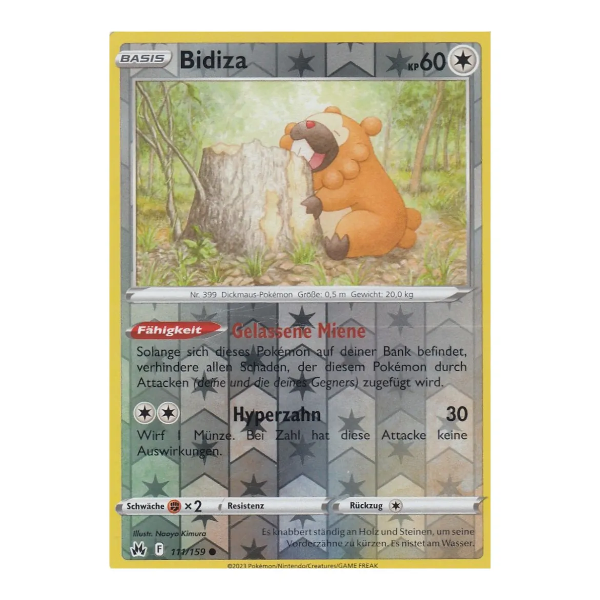Bidiza 111/159 REVERSE HOLO