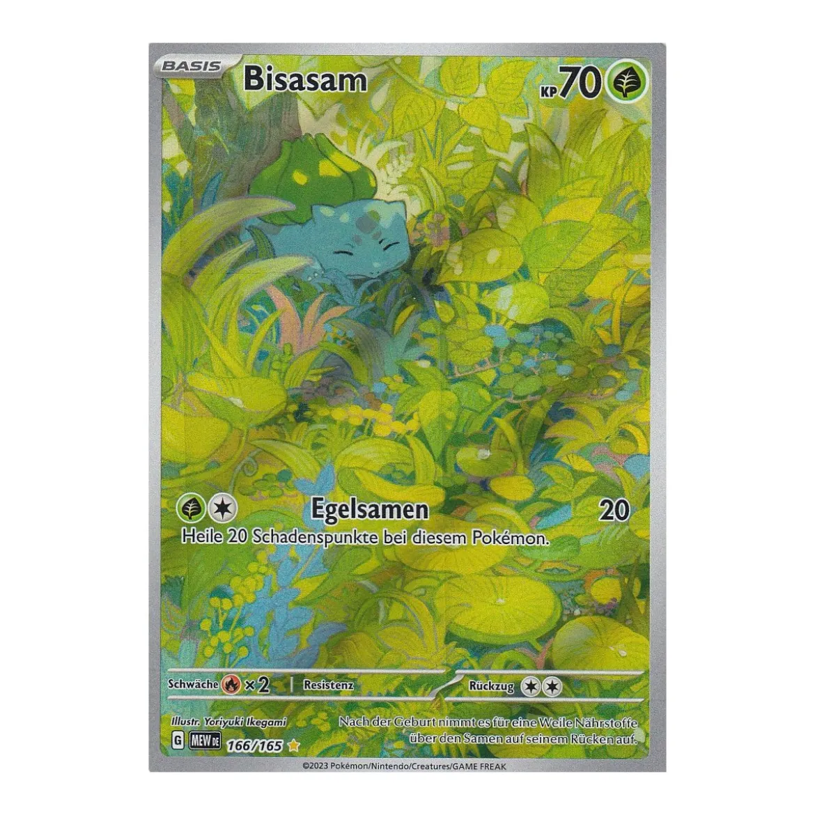 Bisasam 166/165 Illustration Rare