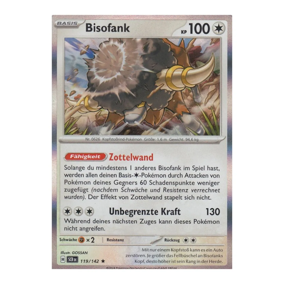 Bisofank 119/142 Holo