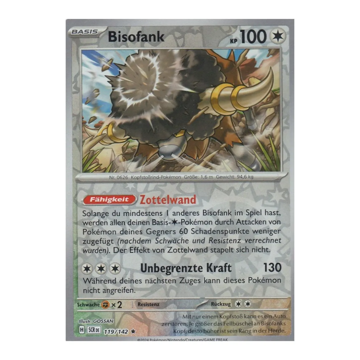 Bisofank 119/142 Holo REVERSE HOLO