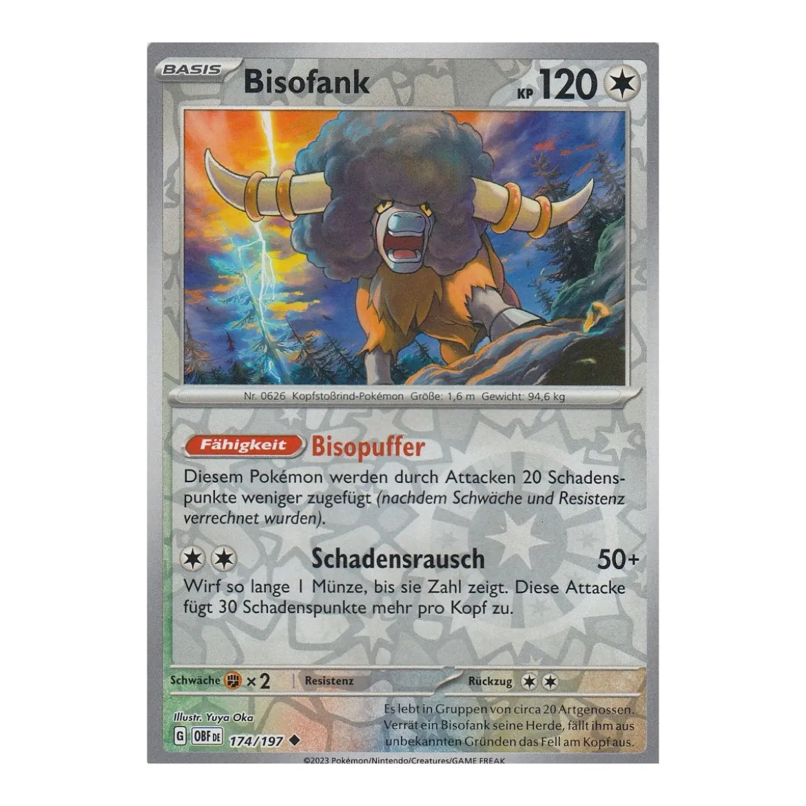Bisofank 174/197 REVERSE HOLO