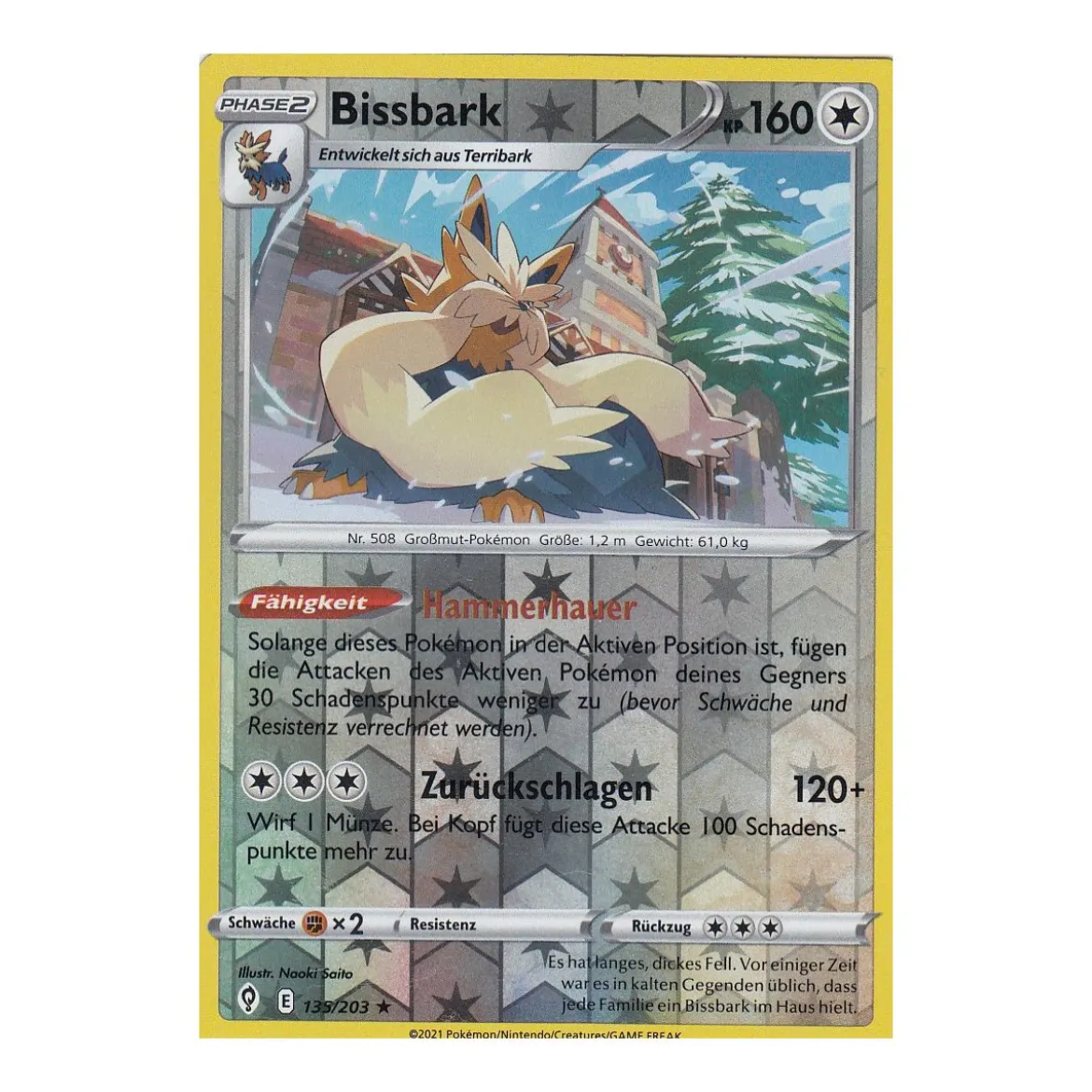 Bissbark 135/203 REVERSE HOLO