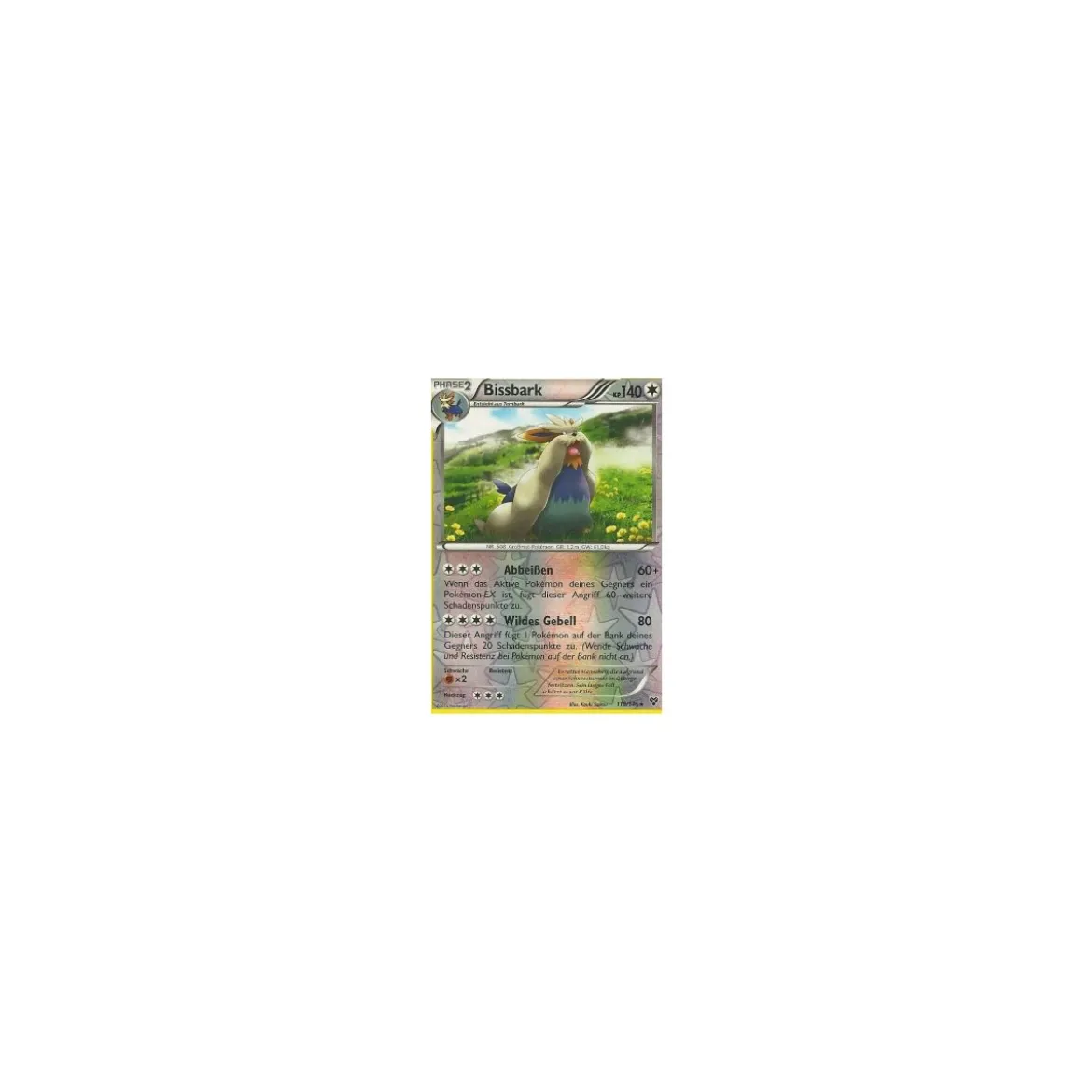 Bissbark 110/146 REVERSE HOLO