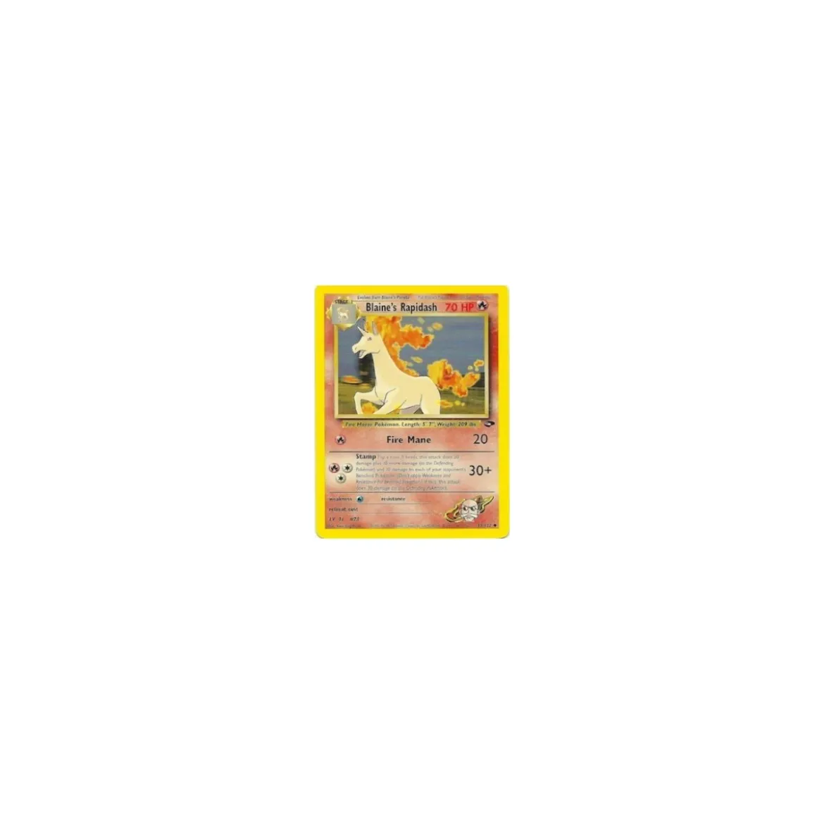 Blaine's Rapidash 033/132