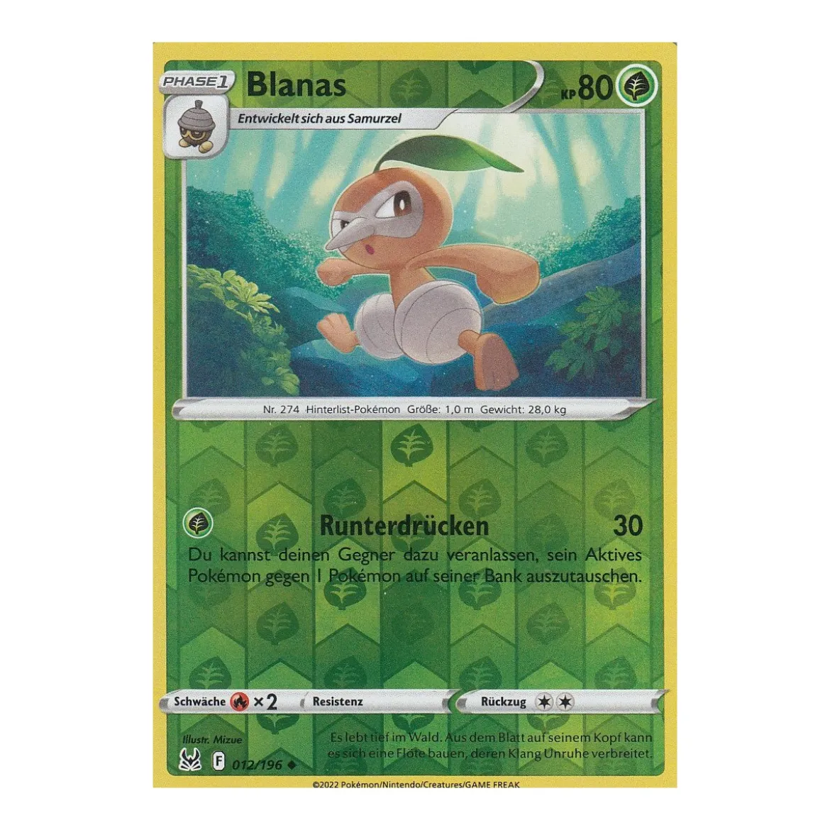 Blanas 012/196 REVERSE HOLO