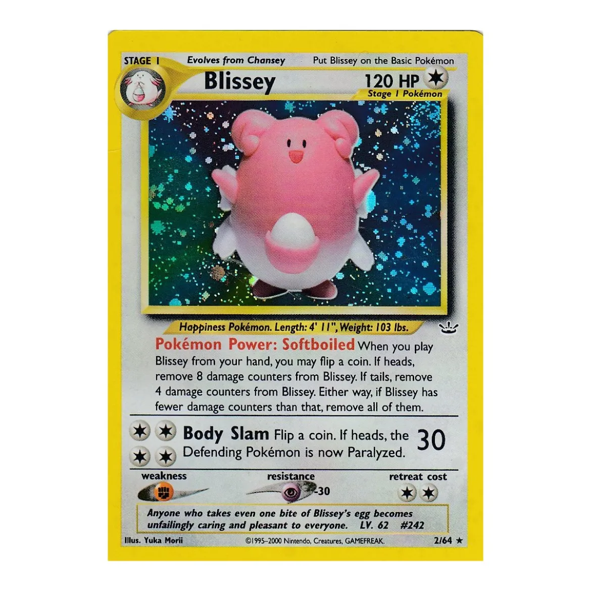 Blissey 2/64 HOLO BESPIELT