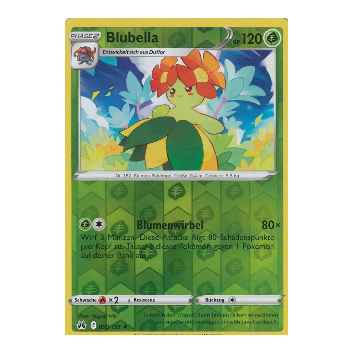 Blubella 003/159 REVERSE HOLO